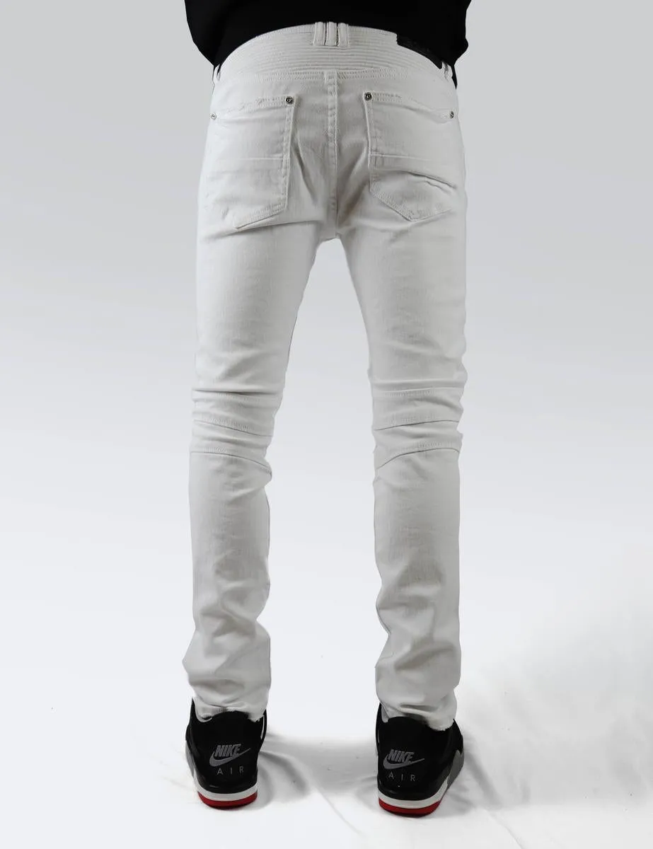 PREME ELDREDGE MOTO DENIM WHITE