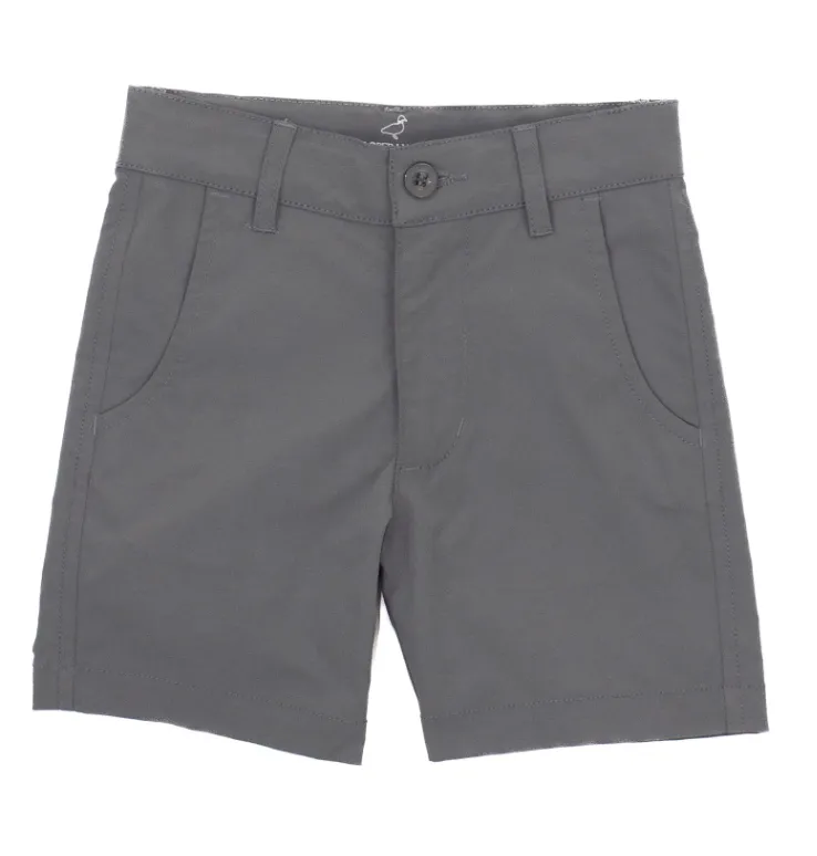 Properly Tied Boys Driver Short - Grey