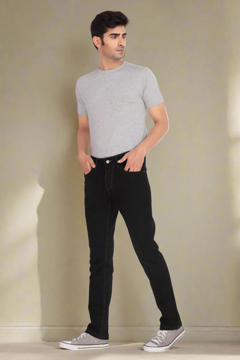 Pure Black Straight fit