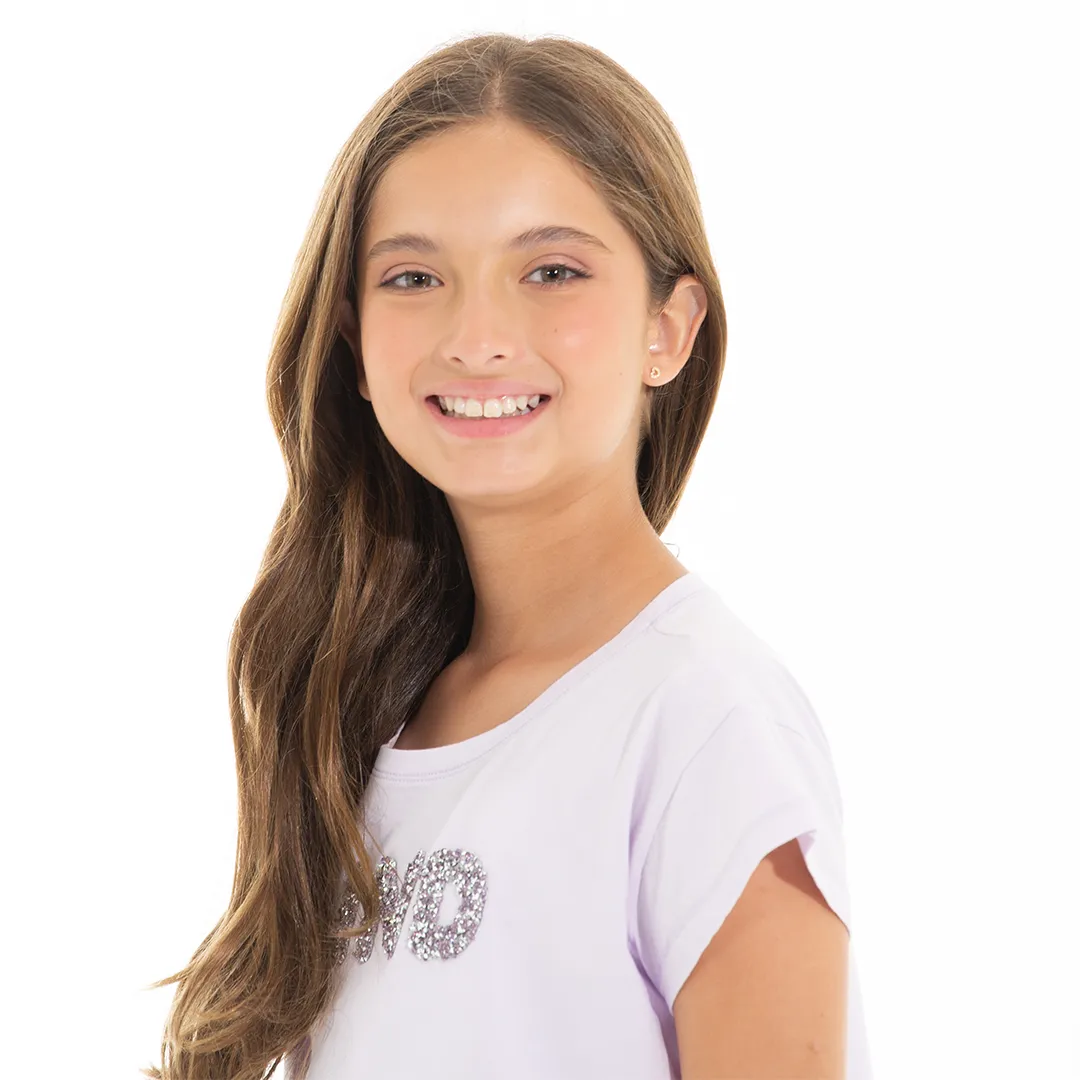PURPLE T-SHIRT FOR GIRLS