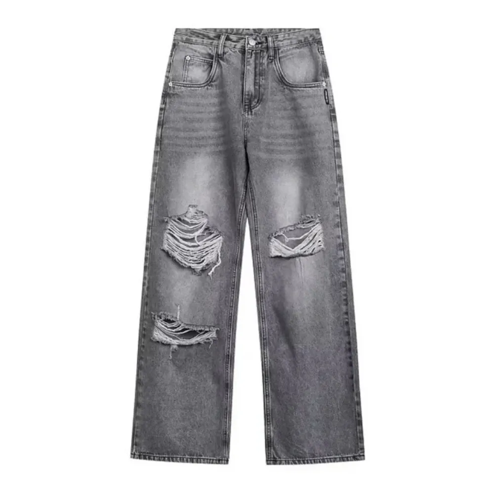 "American Street Ripped Straight" Jeans