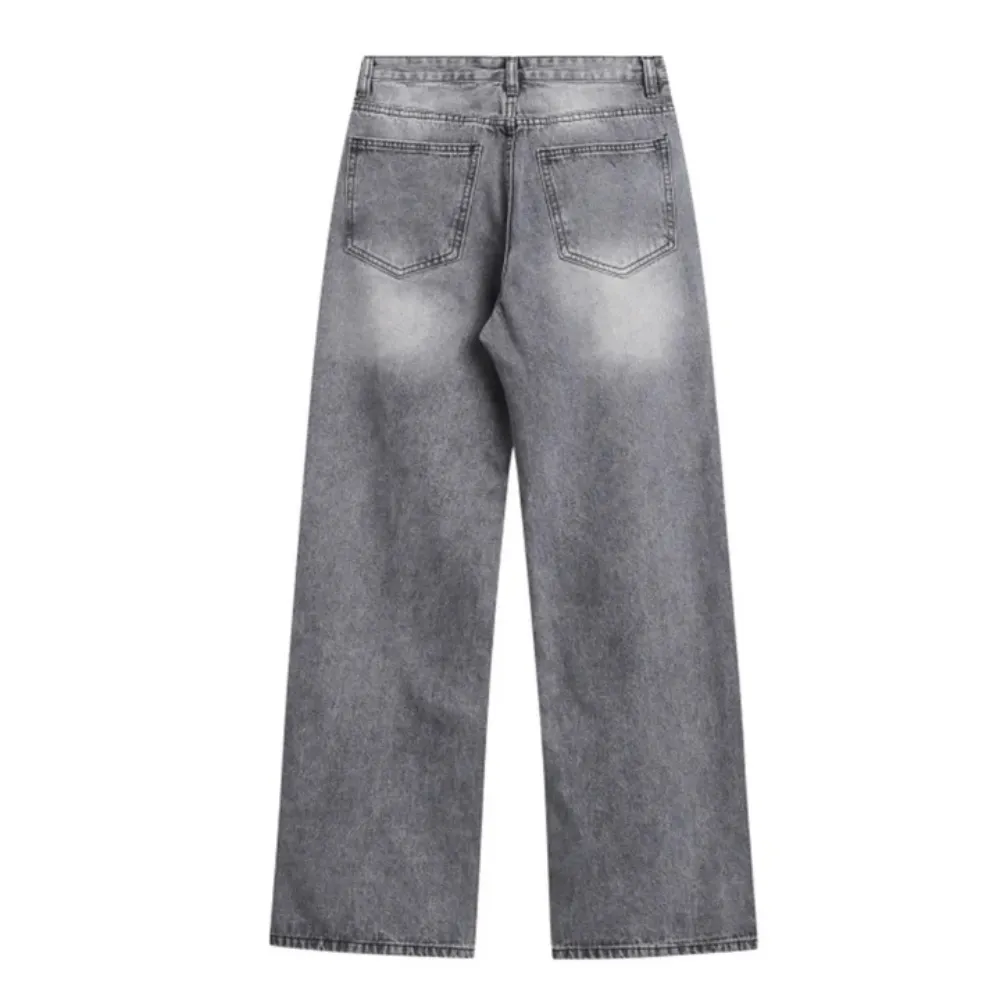 "American Street Ripped Straight" Jeans
