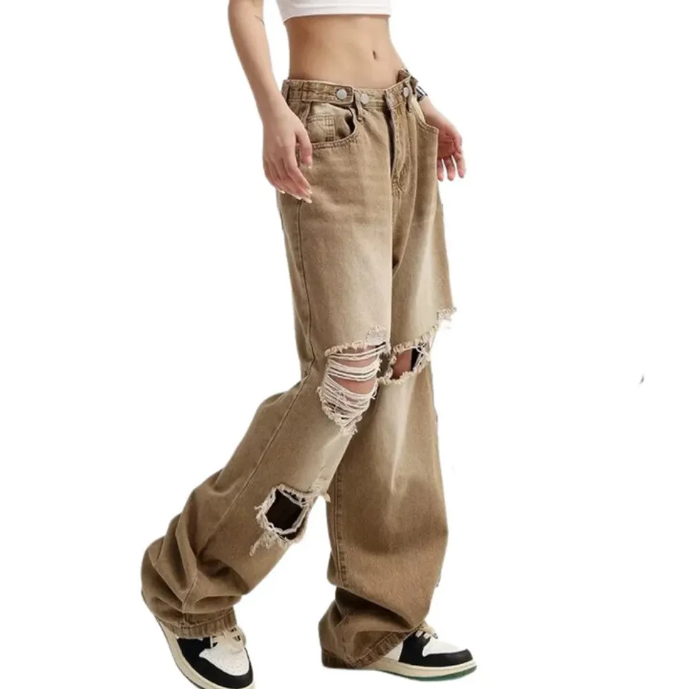 "American Street Ripped Straight" Jeans
