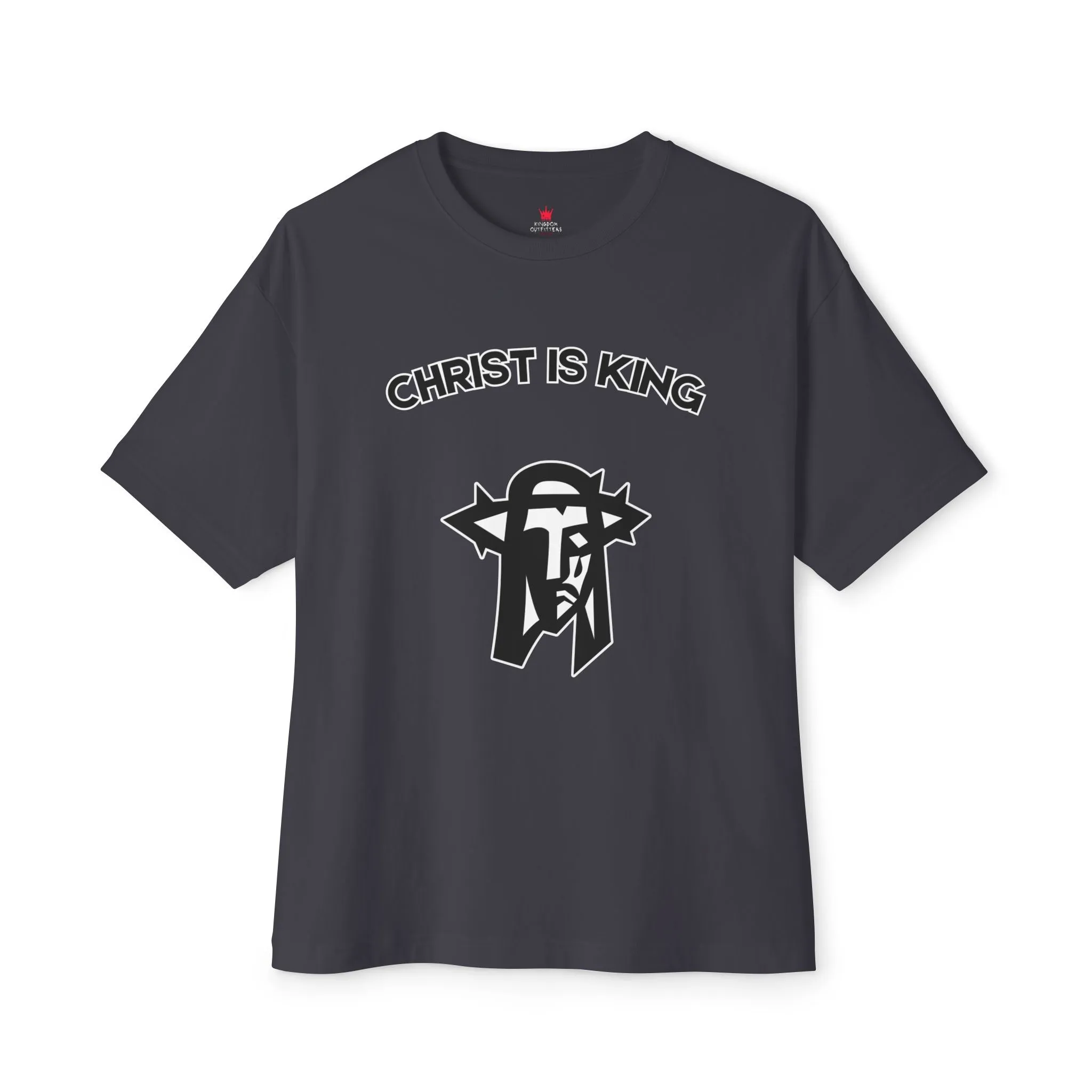 "Christ is King Oversized Heavyweight 6oz Boxy Streetwear T-Shirt"