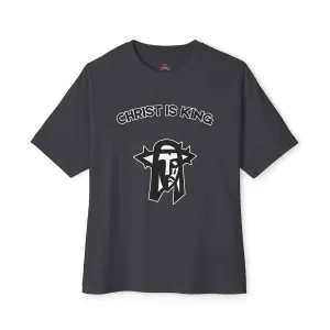"Christ is King Oversized Heavyweight 6oz Boxy Streetwear T-Shirt"