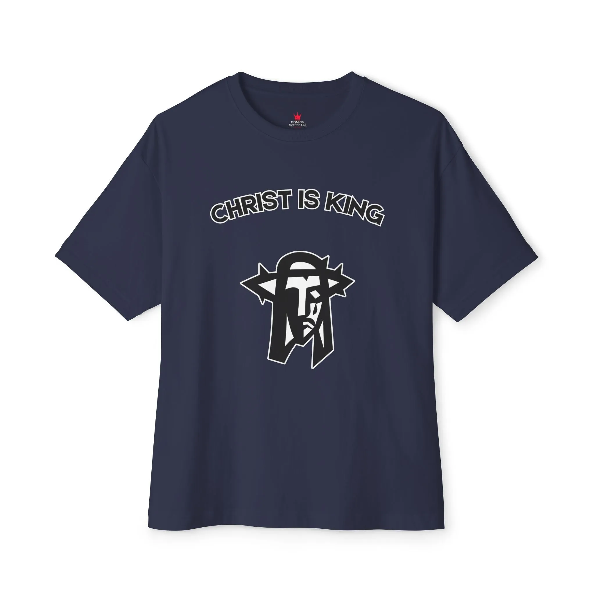 "Christ is King Oversized Heavyweight 6oz Boxy Streetwear T-Shirt"
