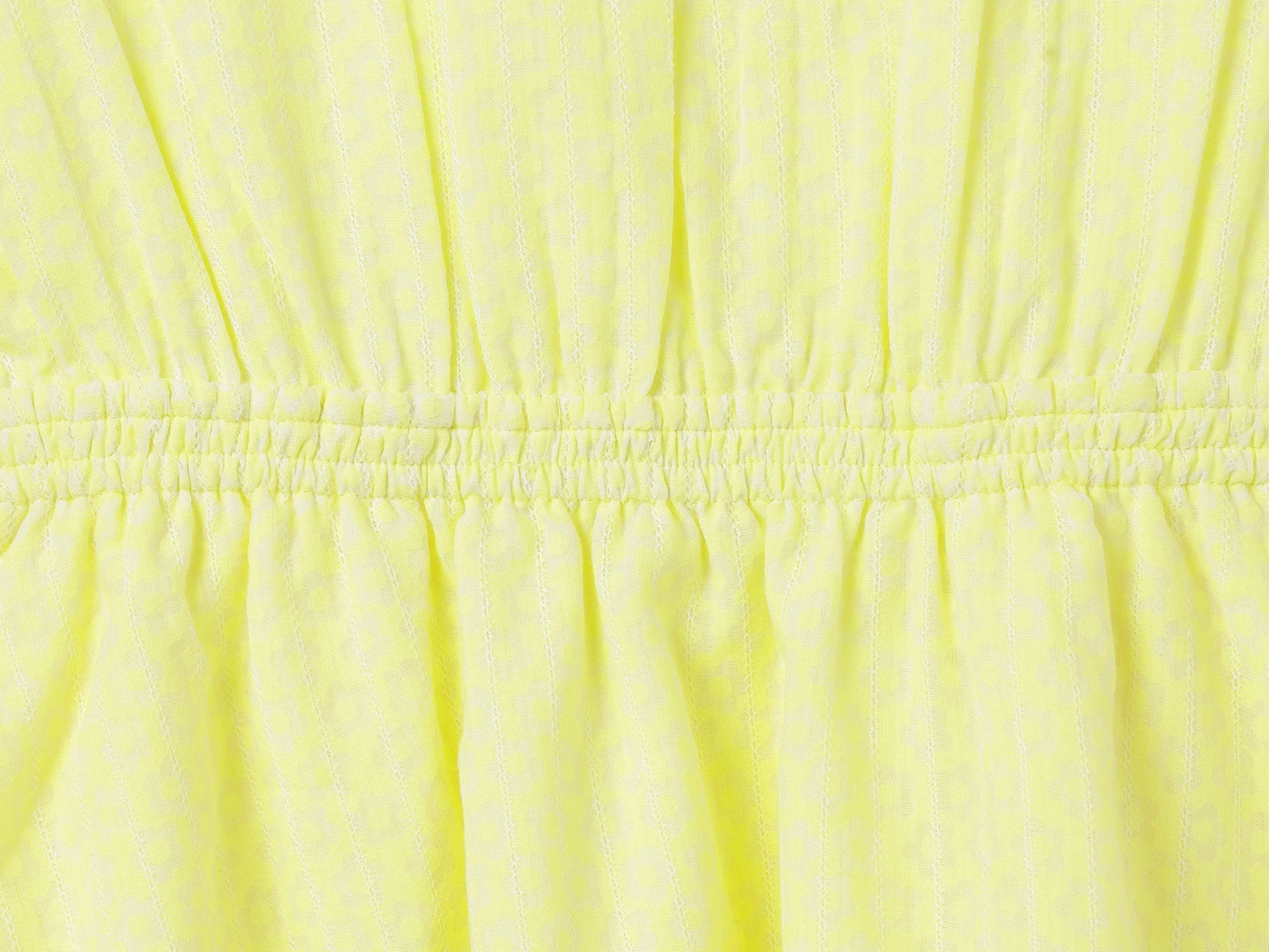 Regular Fit Round Neck Self-Design Dress