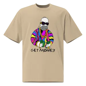 Rich Homer Quan x Get Money Oversized Unisex faded t-shirt