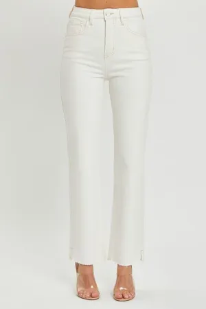RISEN Full Size High Rise Tummy Control Straight Jeans ONLINE EXCLUSIVE