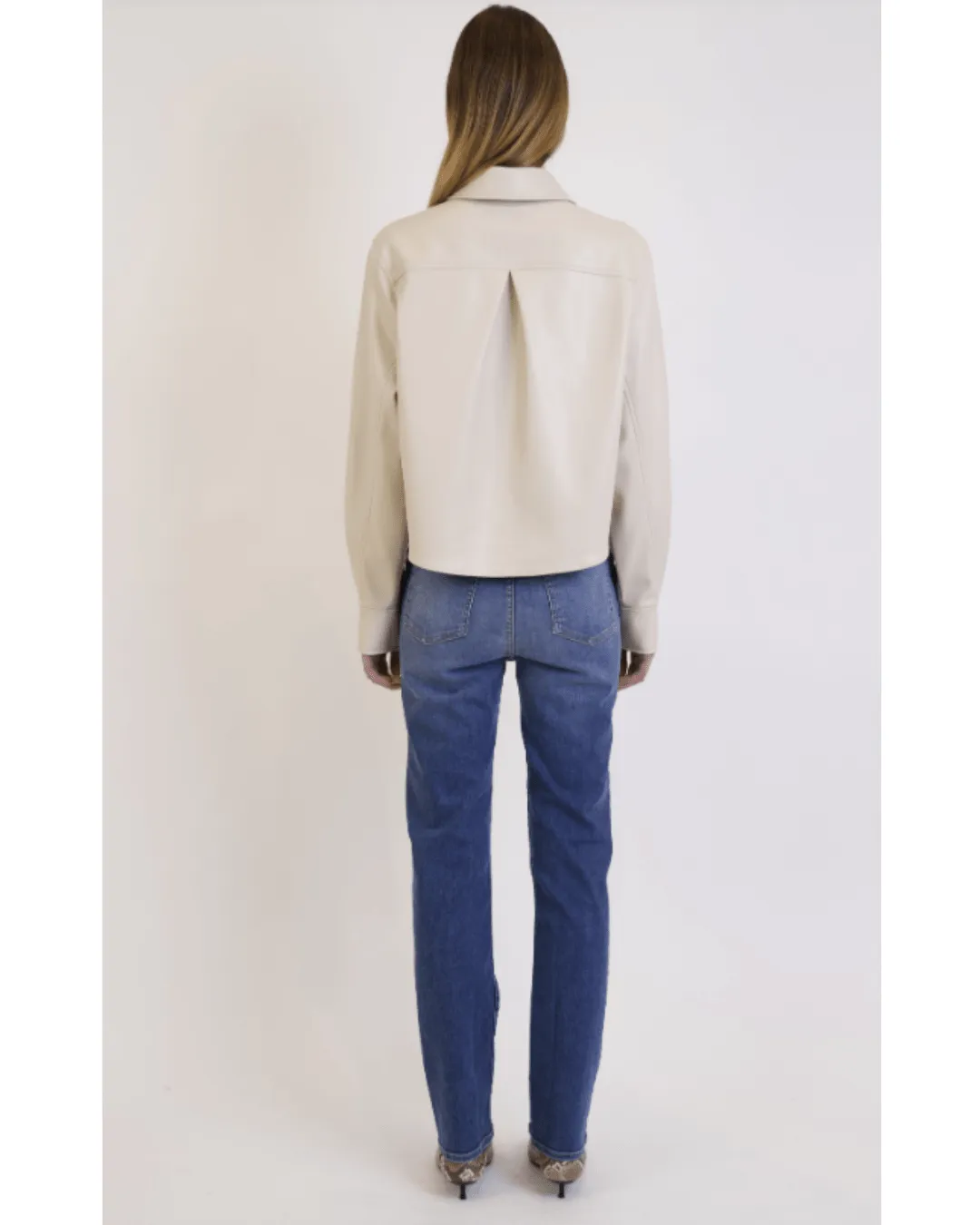 RIVER HIGH RISE CROP FLARE CLEAN HEM