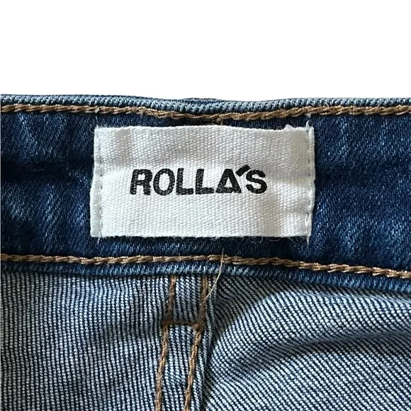 ROLLA’S | Eastcoast Ankle High rise skinny jeans dark wash denim size 27