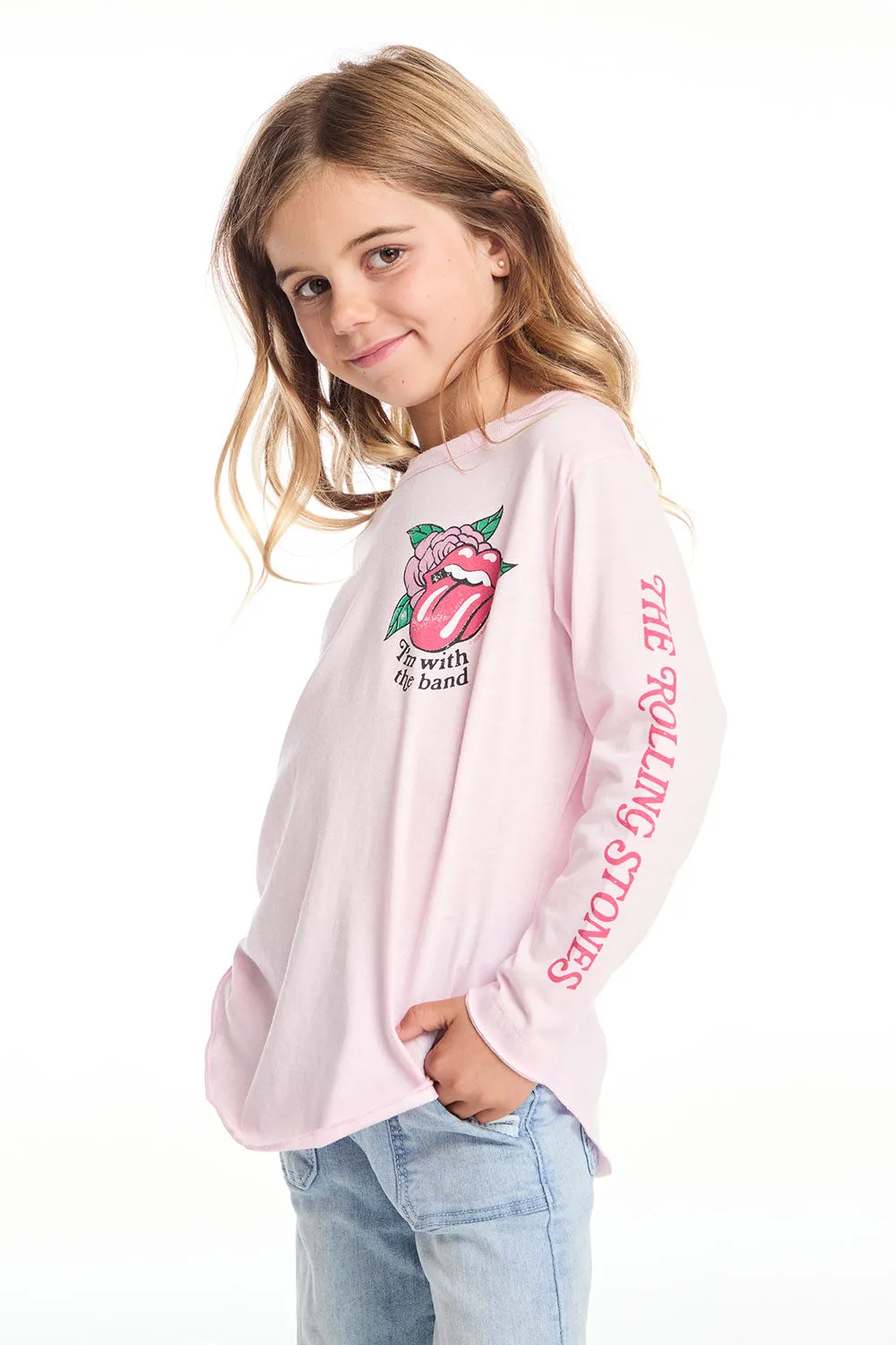 Rolling Stones I’m with the Band Girls Long Sleeve