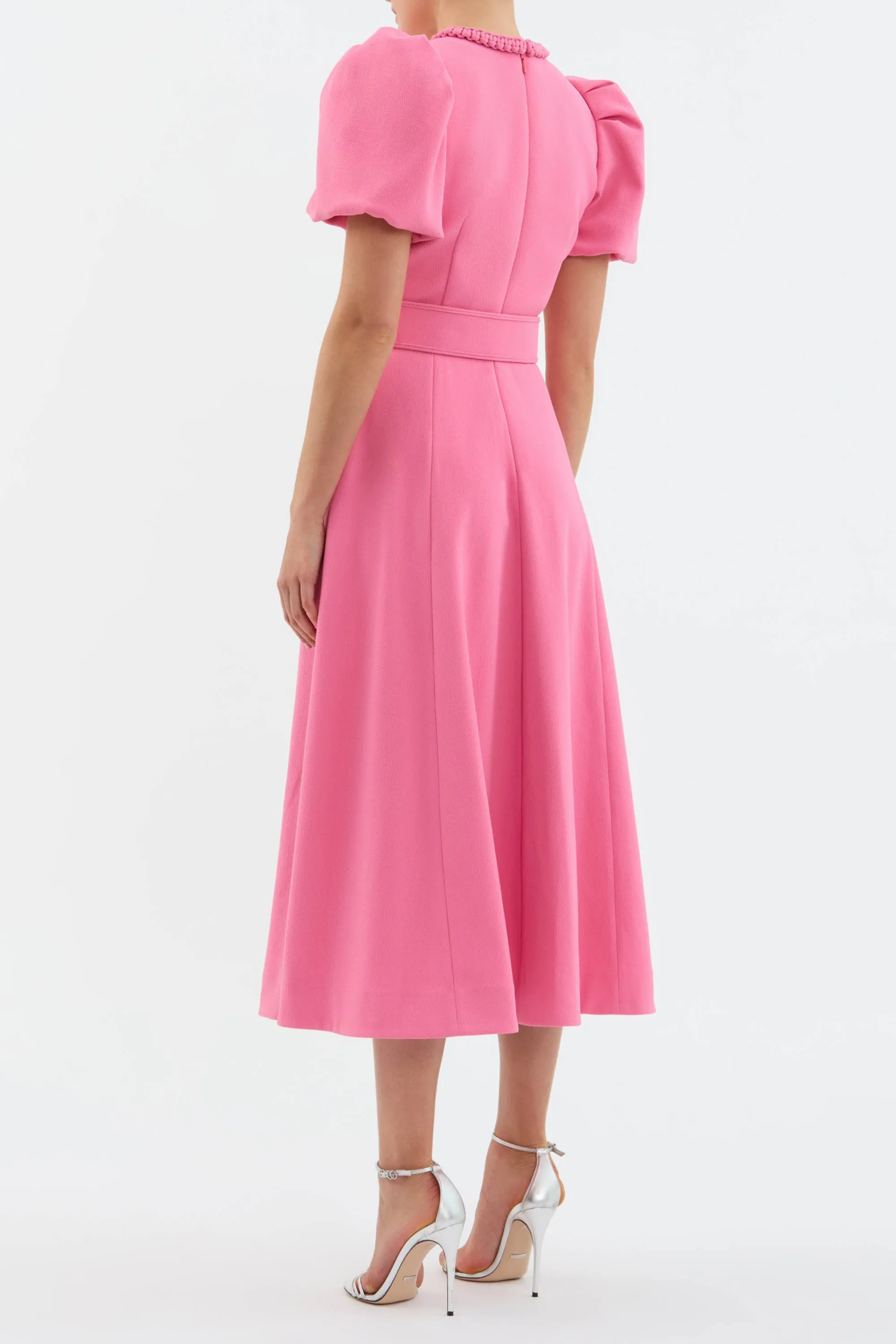 Rosita Puff Sleeve Midi Dress