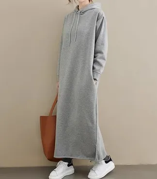 Ryza - Robe À Capuche Longue - Décontractée Et Confortable - Femmes