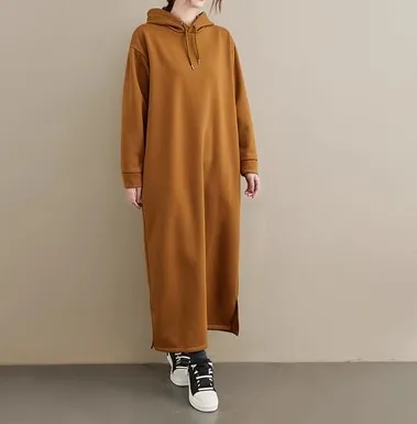 Ryza - Robe À Capuche Longue - Décontractée Et Confortable - Femmes