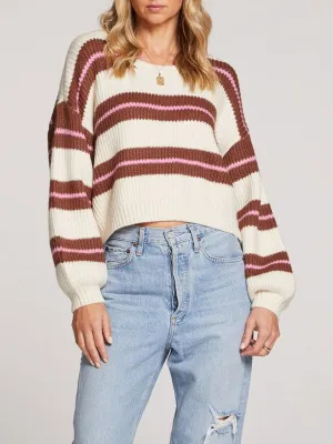 SALTWATER LUXE Mimi Striped Sweater