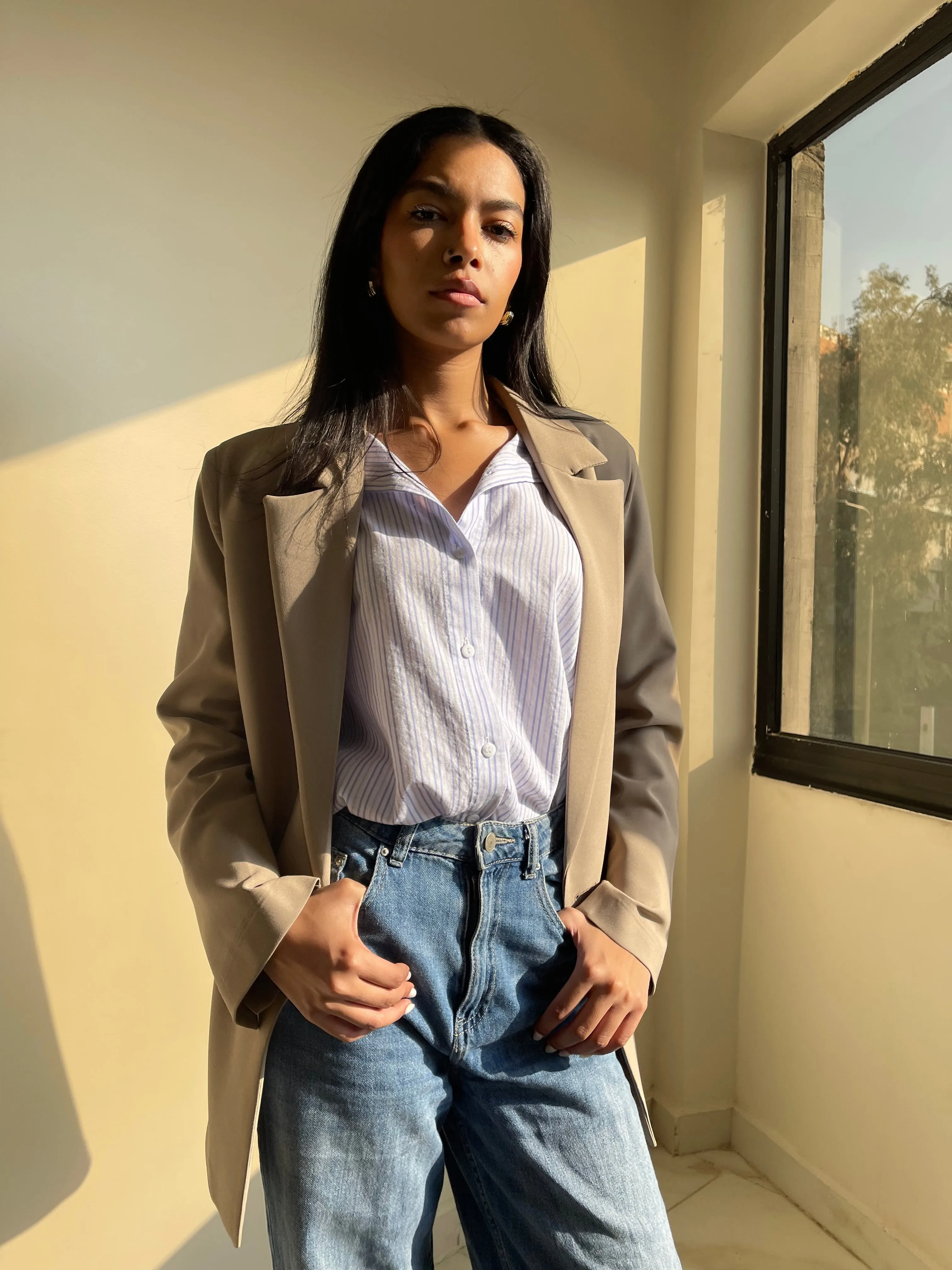 Sandstone Tailored Blazer