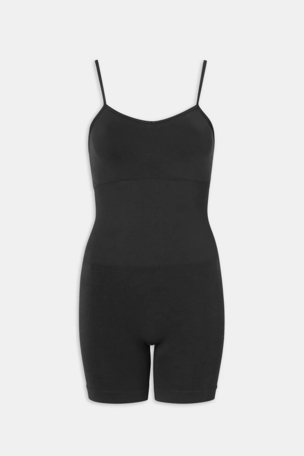 SCULPT SEAMLESS SCRUNCH UNITARD - BLACK MARL