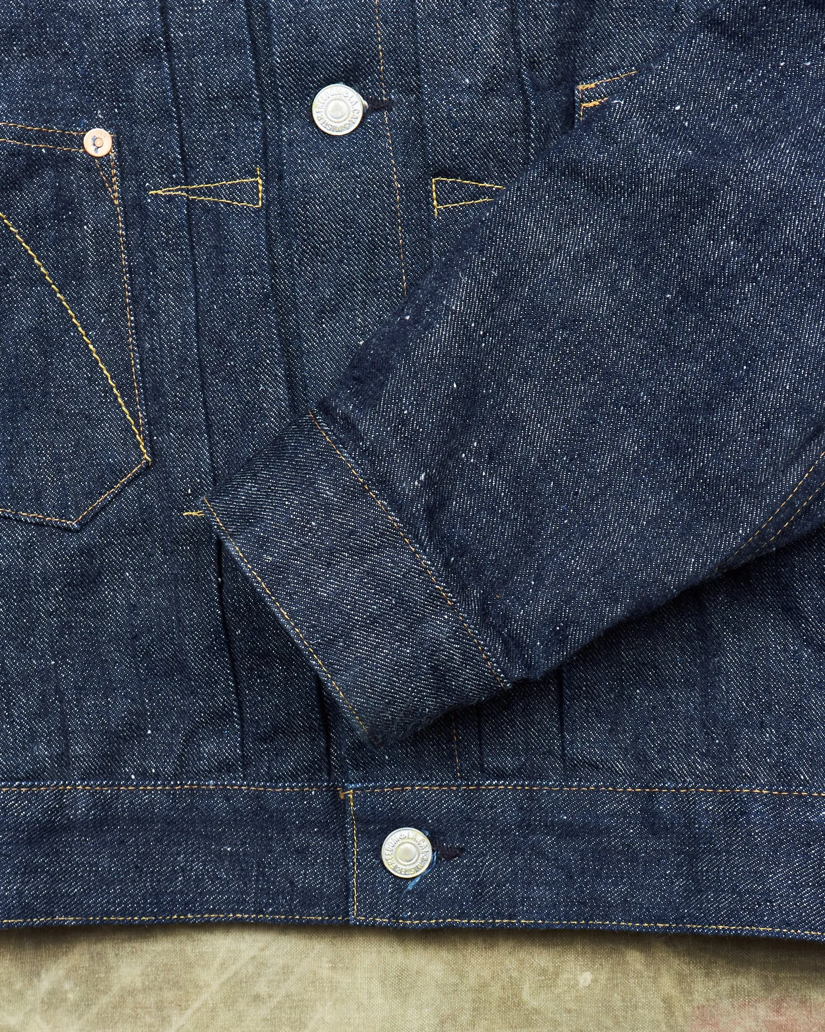 Second Hand Mister Freedom Ranch Blouse Denim Jacket Size 38