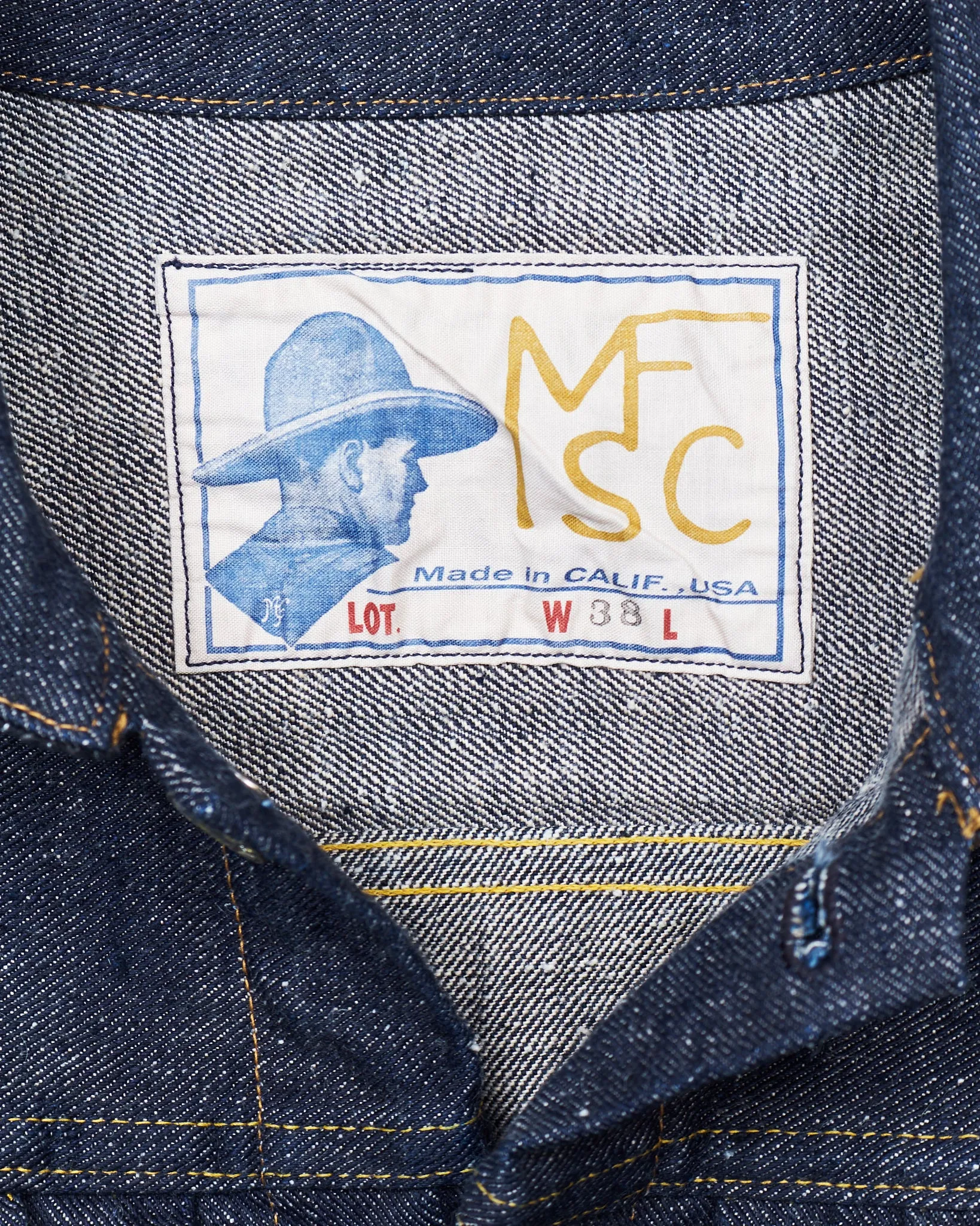 Second Hand Mister Freedom Ranch Blouse Denim Jacket Size 38