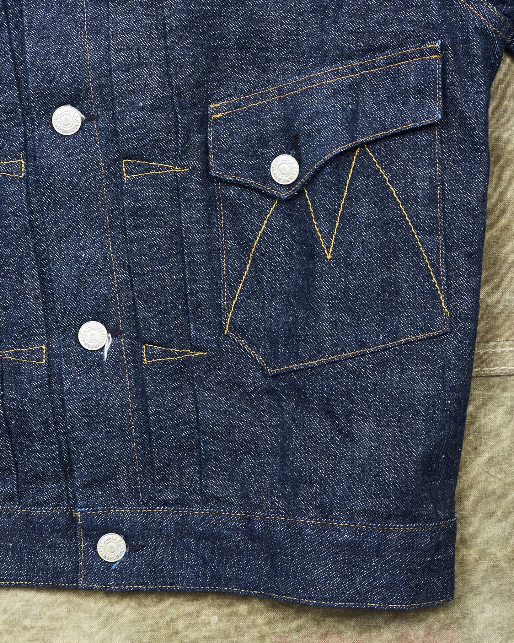 Second Hand Mister Freedom Ranch Blouse Denim Jacket Size 38
