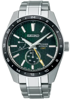 Seiko Presage Prestige Line Sharp Edge Series Automatic GMT Green SPB219 (SARF003)