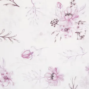 Sheeting Printed Cotton  Bouquet Pink 240cm