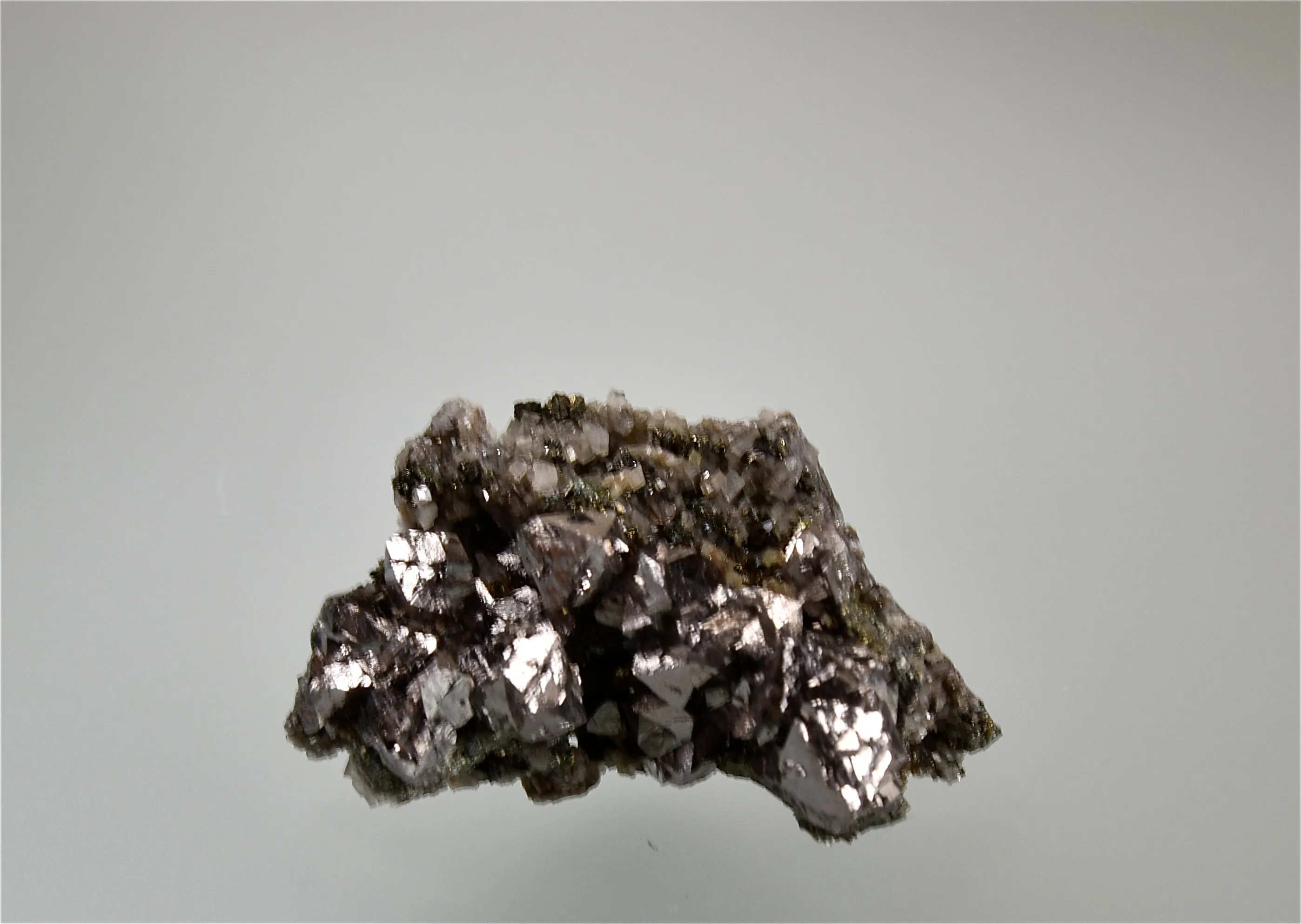 Siegenite, Sweetwater Mine, Viburnum Trend, Missouri, Collected c. 1990's, Ralph Campbell Collection, Miniature 1.0 x 1.7 x 3.0 cm, $75. Online 10/4.