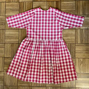 Sister Dress 2022 Fuchsia Big Gingham