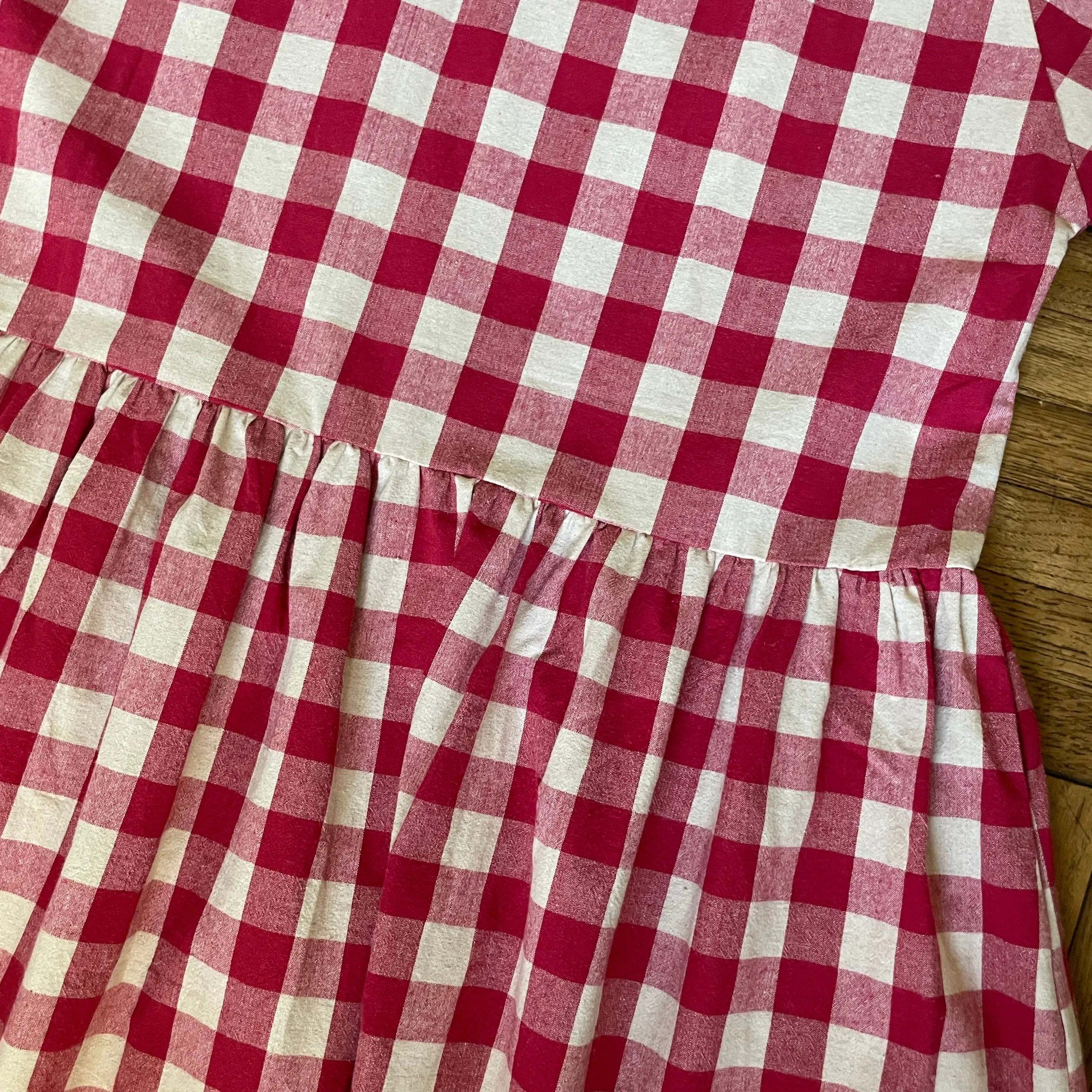 Sister Dress 2022 Fuchsia Big Gingham