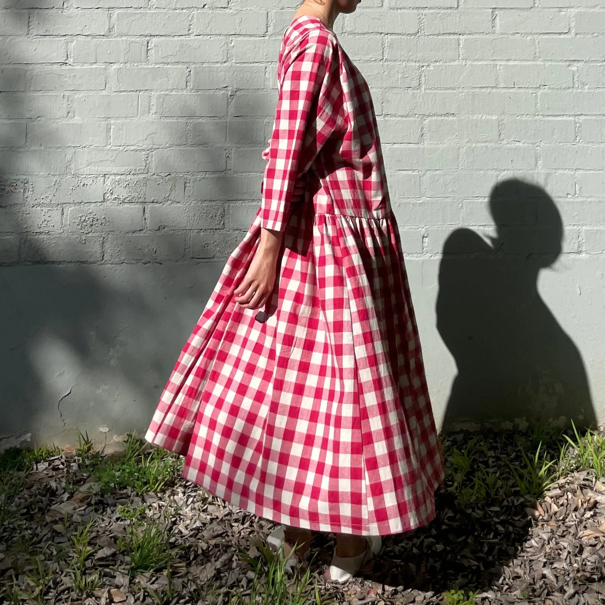 Sister Dress 2022 Fuchsia Big Gingham