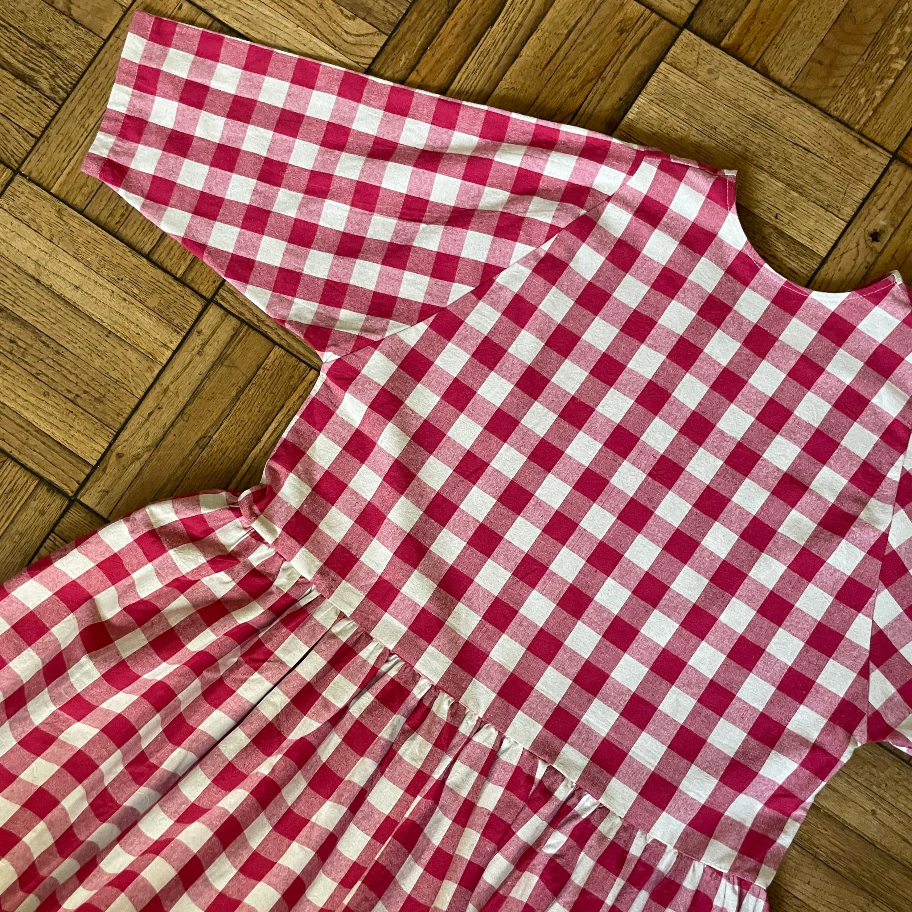 Sister Dress 2022 Fuchsia Big Gingham