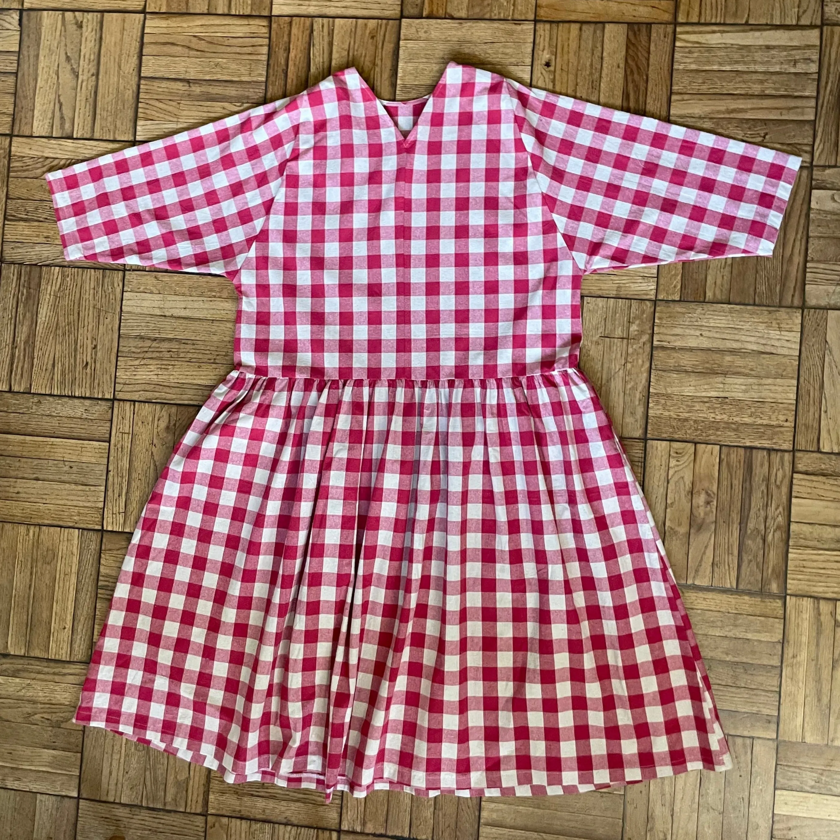 Sister Dress 2022 Fuchsia Big Gingham