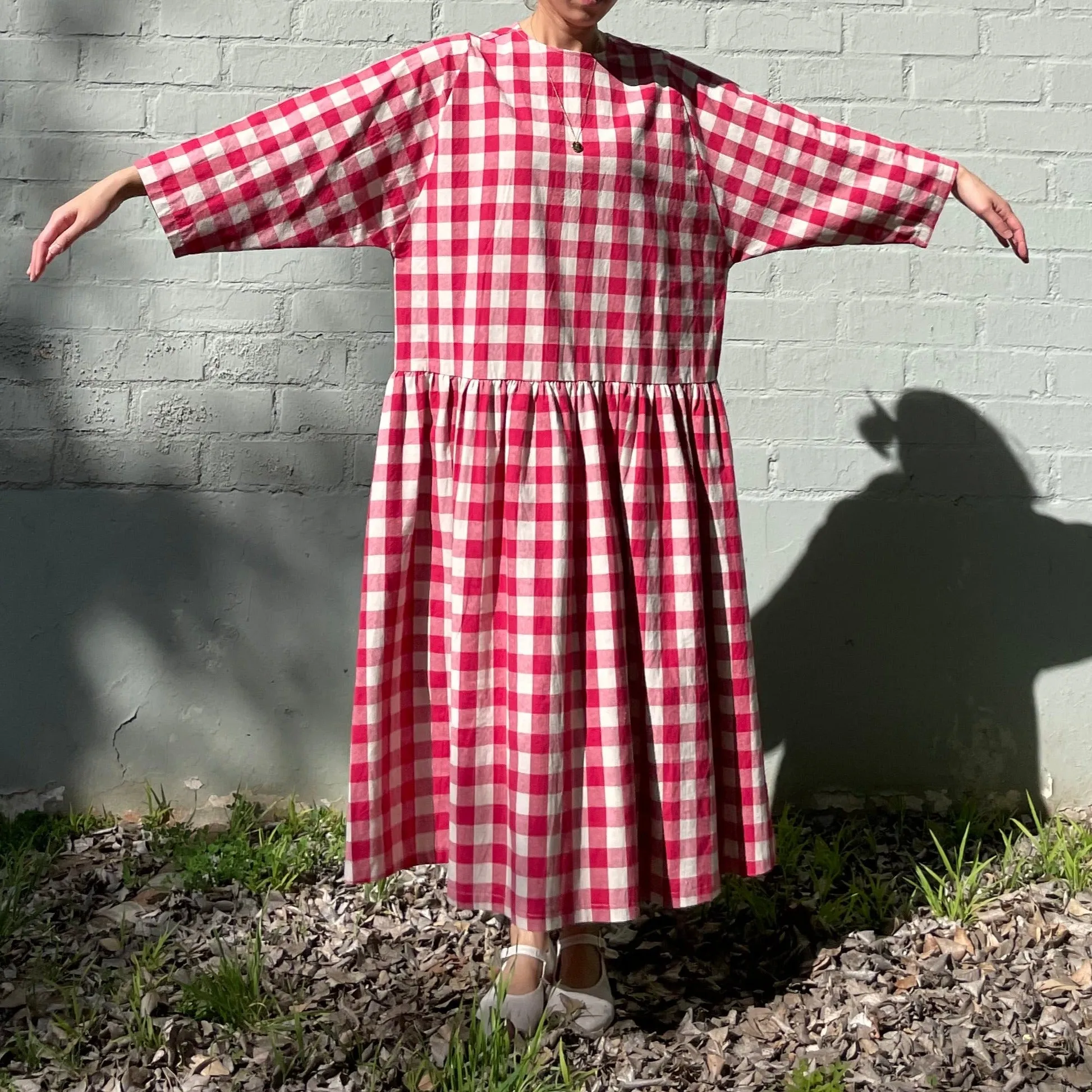 Sister Dress 2022 Fuchsia Big Gingham