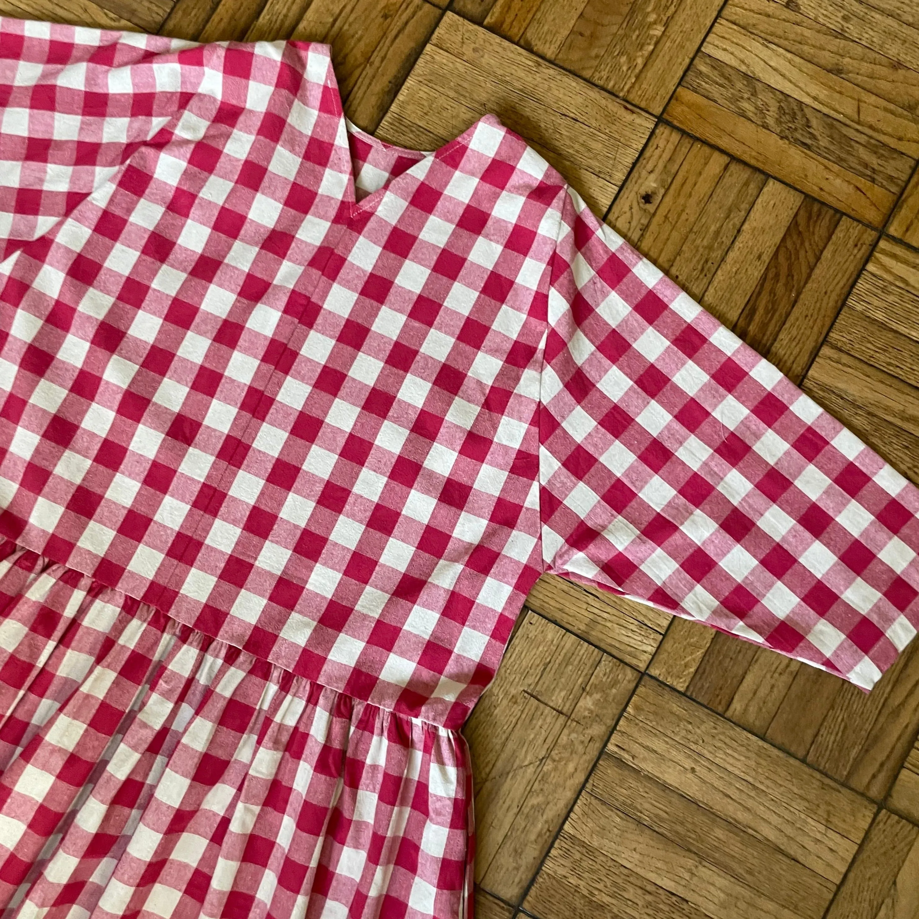 Sister Dress 2022 Fuchsia Big Gingham