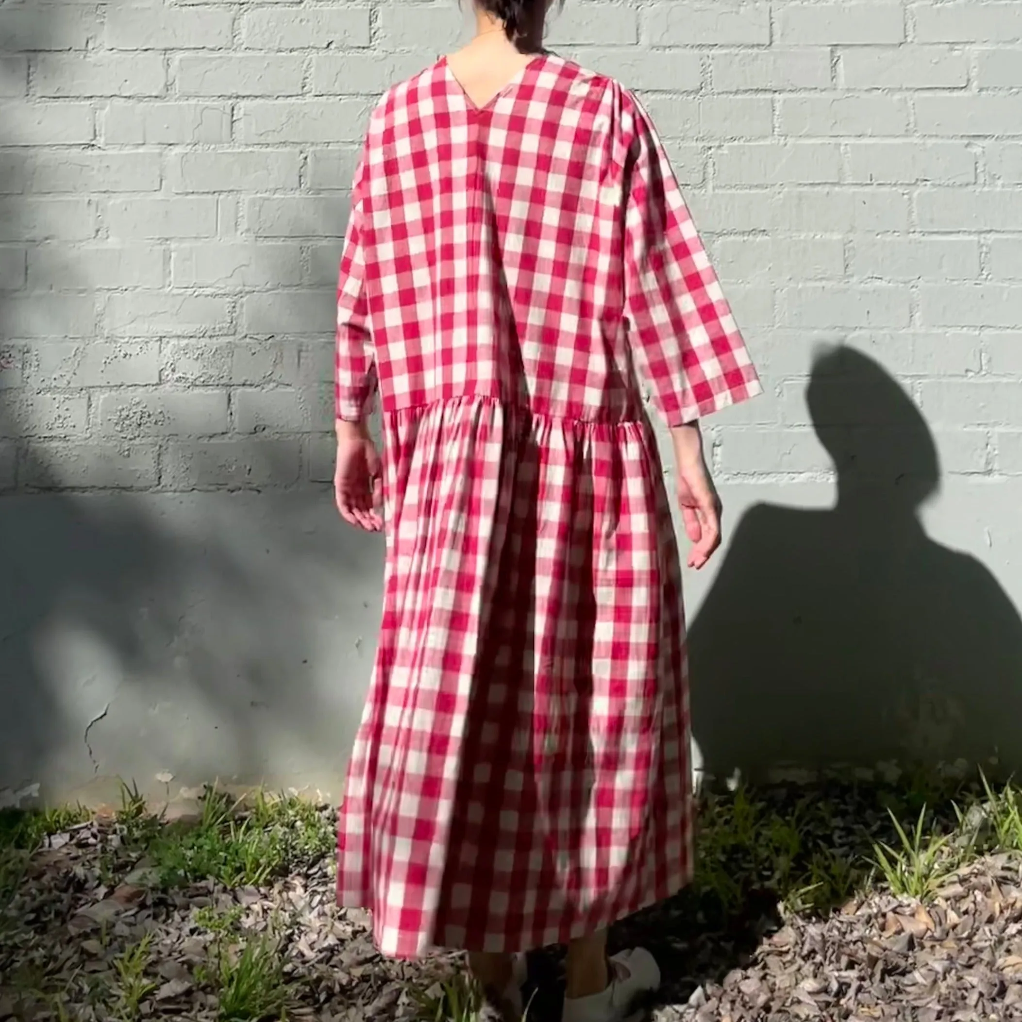 Sister Dress 2022 Fuchsia Big Gingham