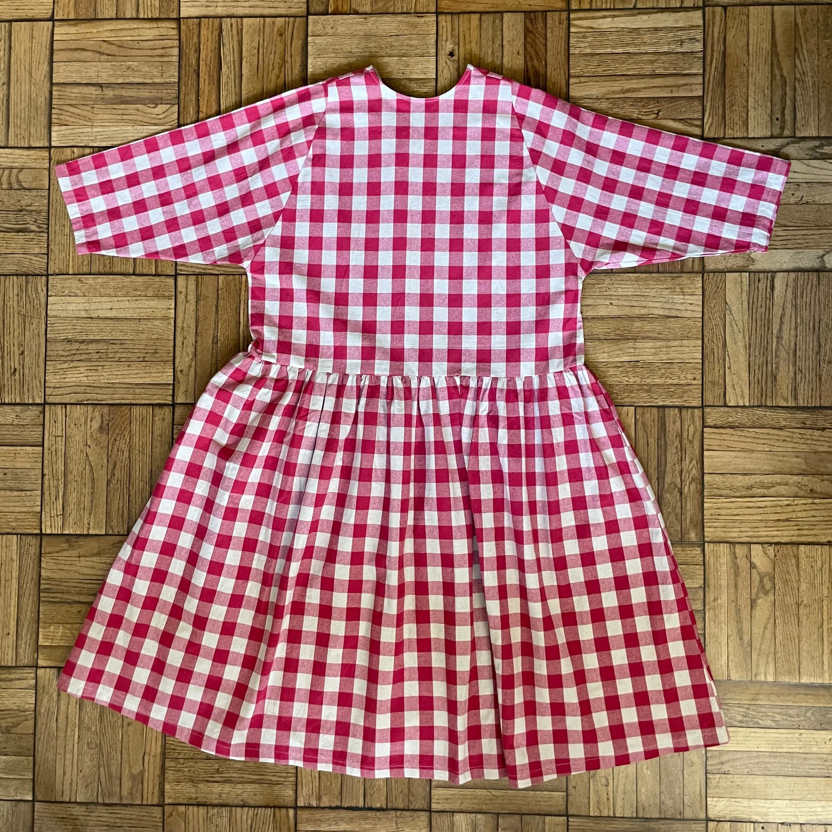 Sister Dress 2022 Fuchsia Big Gingham