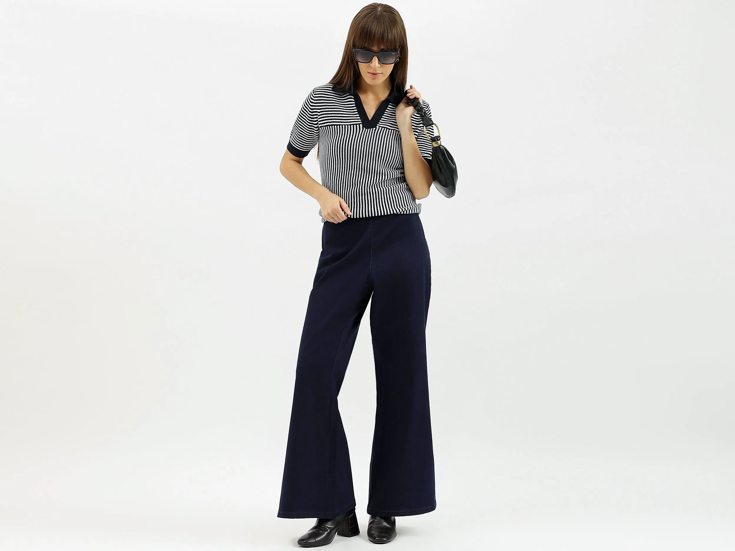 Solid Straight Fit Jeans