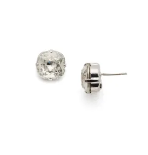 Sorrelli Halcyon Stud Earrings Rhodium Crystal