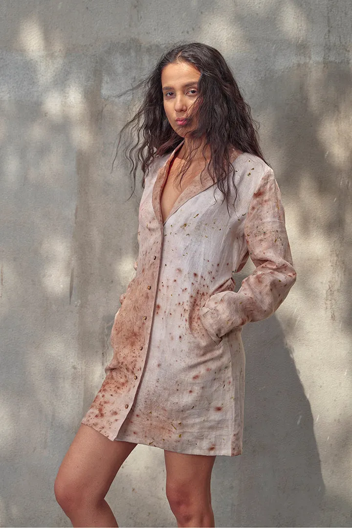 Splash Down Hemp Blazer Dress