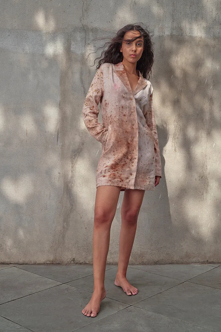 Splash Down Hemp Blazer Dress