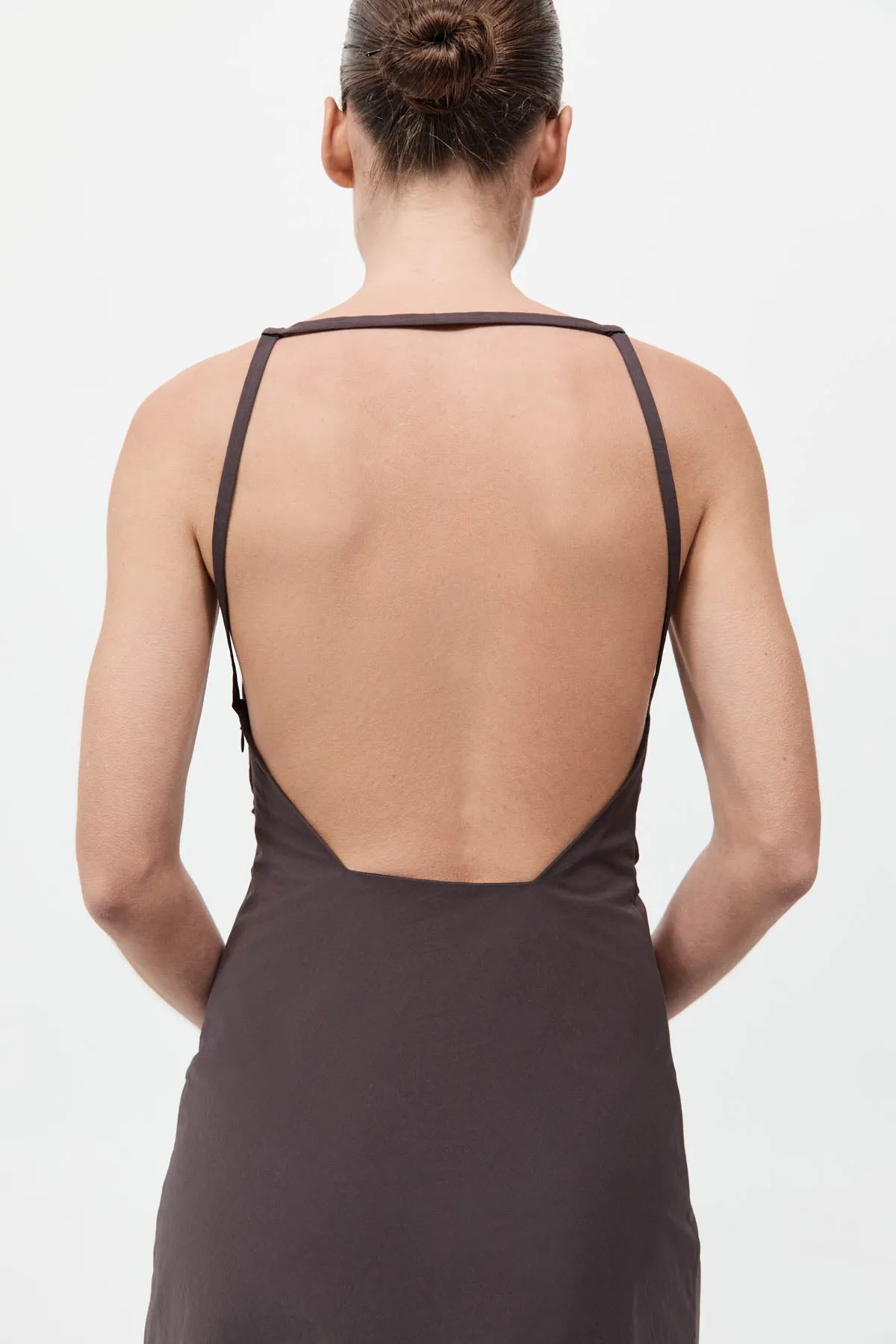 St. Agni - Minimal Bias Dress - Chocolate Plum