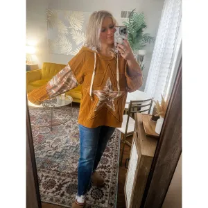 Star Hoodie Top
