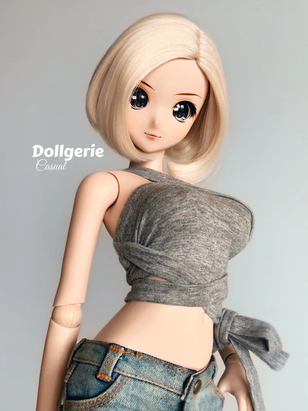 Strap Around Grey Top for SmartDoll / DDdy / SD13