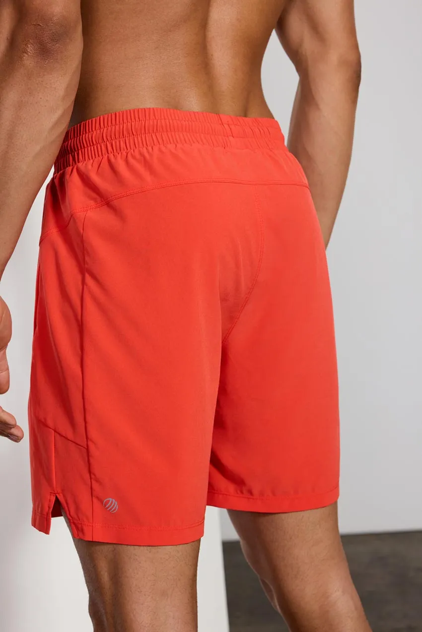 Stride Short with Liner - 7" - Scarlet Ibis