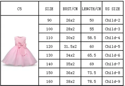 Summer flower princess girl dress lace rose Party Wedding Birthday girls dresses clothes princess tutu kids dress elegant