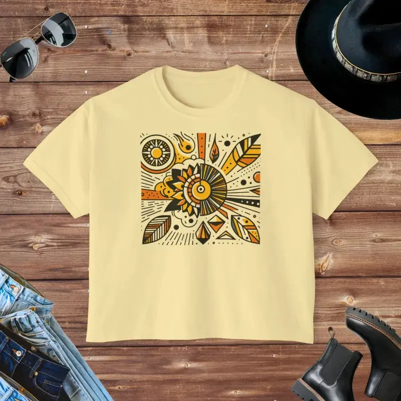 Sunny Vibes Muscle Tee with Flowy Rolled Cuffs