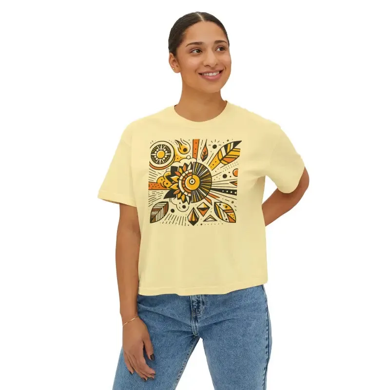 Sunny Vibes Muscle Tee with Flowy Rolled Cuffs