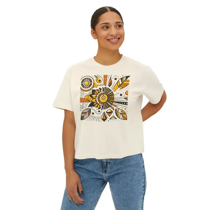 Sunny Vibes Muscle Tee with Flowy Rolled Cuffs