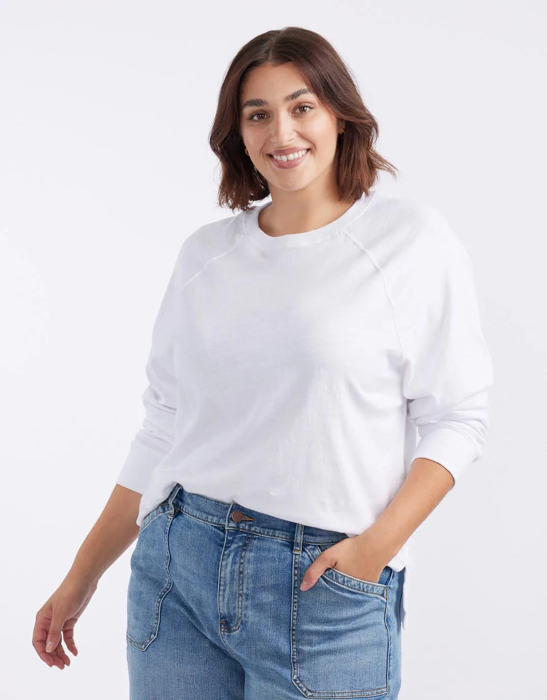 Sunset Throw On Top - White
